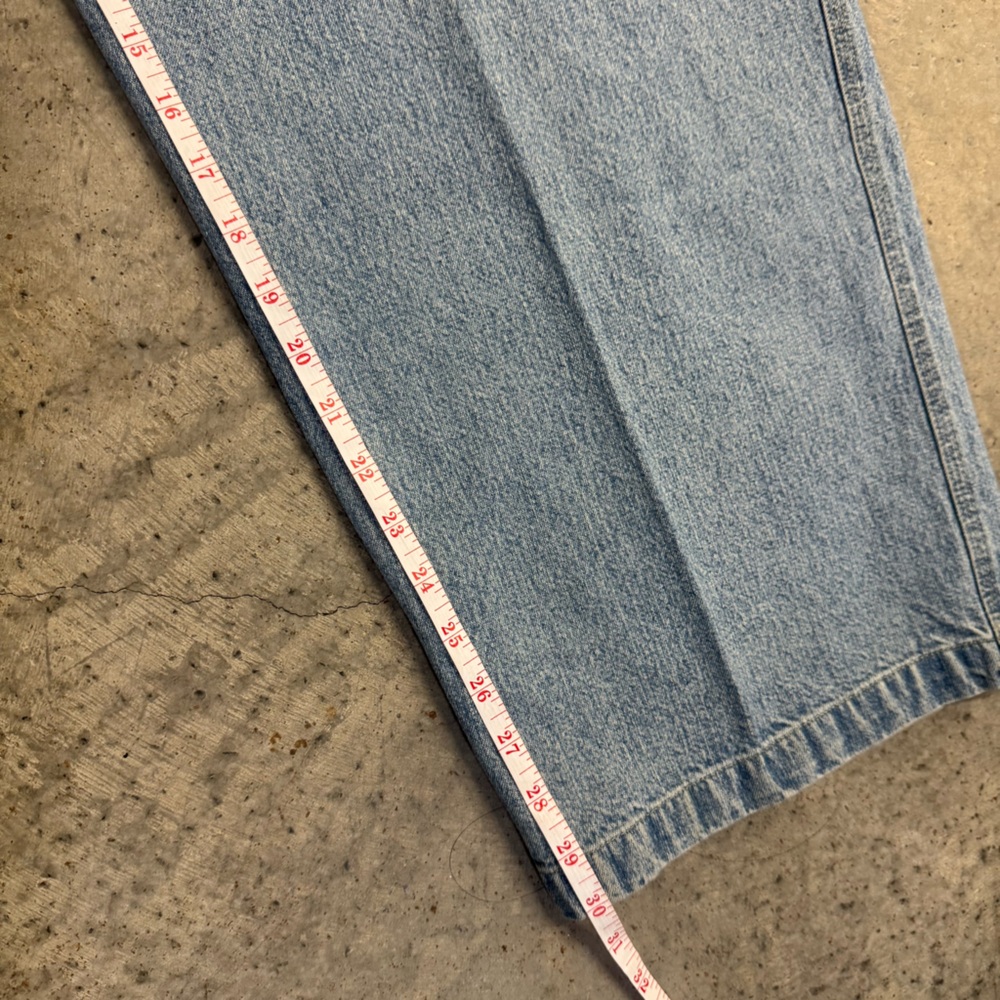 VTG‎ Route 66 Original Clothing Co Men's Blue Denim Jeans Carpenter Cargo Work - Picture 9 of 10